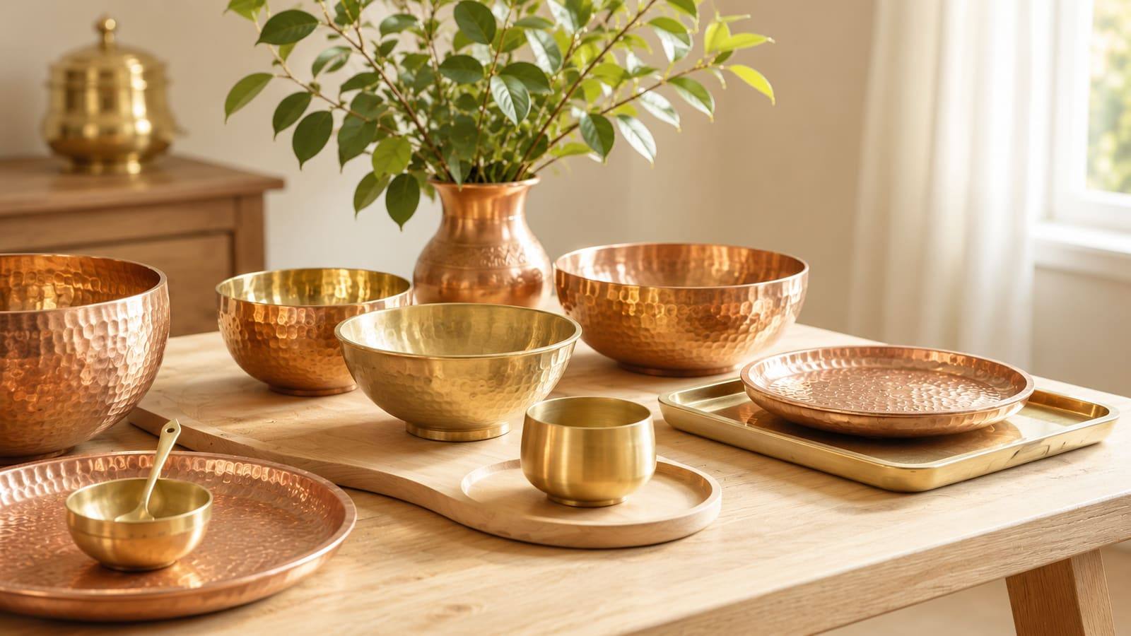 Handcrafted brass and copper products